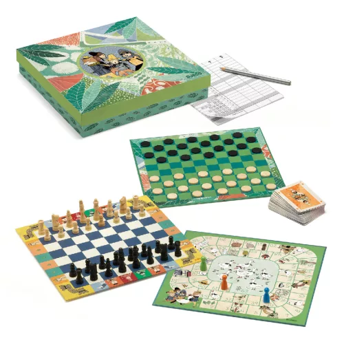 Djeco 5219 Társasjáték klasszikus - Classic box - 20 játék