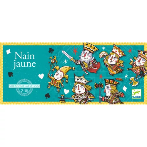 Djeco 5237 Társasjáték klasszikus - Sárga törpe - Nain jaune