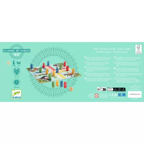 Djeco – LudoJunior fa állatos társasjáték (DJ05238) – 3 éves kortól