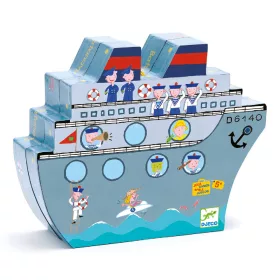 Djeco 5270 Társasjáték klasszikus - Torpedó - Naviplouf