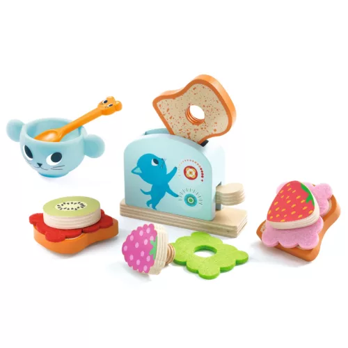 Djeco 5507 Szerepjáték - Cica reggeli - Kitten’s breakfast