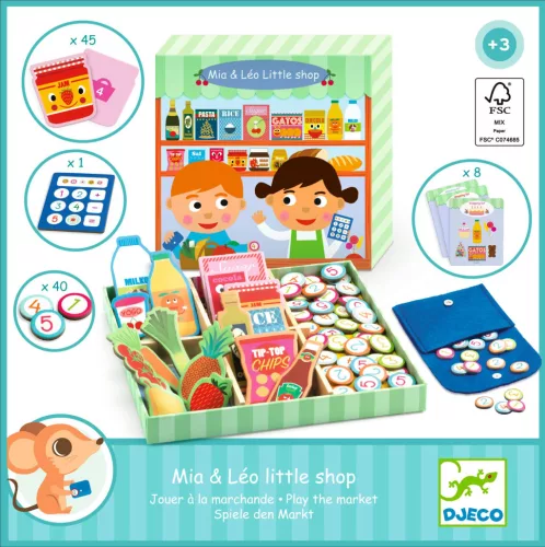Djeco 5509 Szerepjáték - Mia és Leó boltocskája - Mia & Léo little shop
