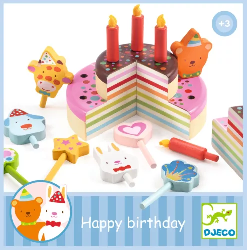 Djeco 5512 Szerepjáték - Torta Móka - Happy Birthday