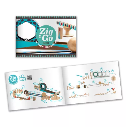 Djeco 5640 Építőjáték - Zig & Go - 28 pcs
