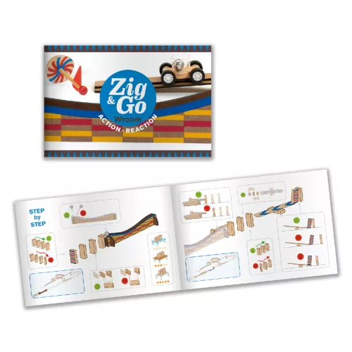 Djeco 5643 Építőjáték - Zig & Go - 45 pcs