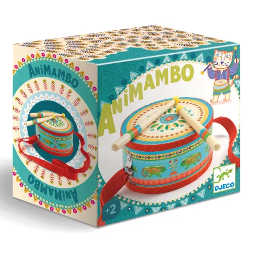 Djeco 6004 Játékhangszer - Menetdob - Hand drum