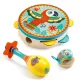 Djeco 6016 Játékhangszer készlet - Tambourine, maracas, castanet
