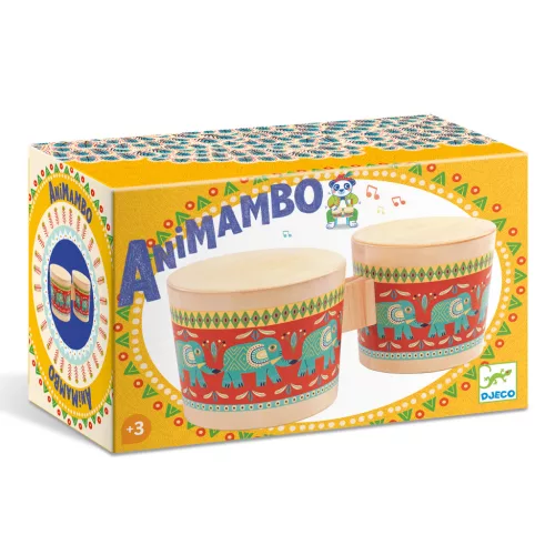 Djeco 6022 Játékhangszer - Bongo dob - Bongo