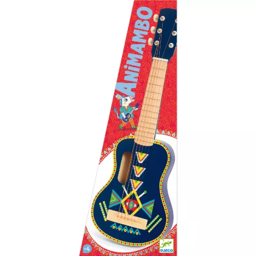 Djeco 6024 Játékhangszer - Guitar 6 metallic ropes