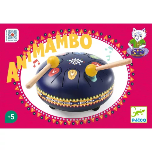 Djeco 6035  Játékhangszer - Rezgőnyelves acél dob - Metal drum