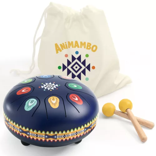 Djeco 6035  Játékhangszer - Rezgőnyelves acél dob - Metal drum