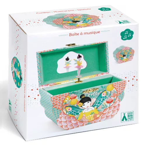 Djeco 6081 Zenélő ékszerdoboz - Cseresznyevirágzás - Flowery Melody