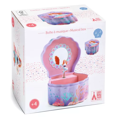 Djeco 6083 Zenélő ékszerdoboz - Enchanted mermaid