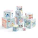 Djeco 6103 Toronyépítő kocka -  Nyuszis - BabyBloki