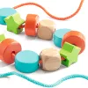 Djeco 6160 Fűzős játék - Faformák - Filacolor