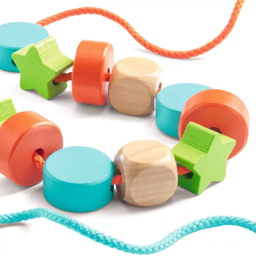 Djeco 6160 Fűzős játék - Faformák - Filacolor