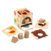 Djeco 6219 Formabedobó - Állatos kuckó - BoxBasic