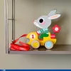Djeco 6225 Húzható játék - Gördülő nyúlapó - Roulapic