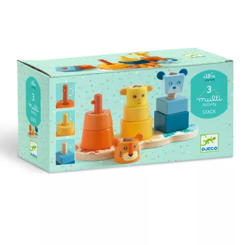 Djeco 6290 Toronyépítő - Sokoldalú - Multi Stack