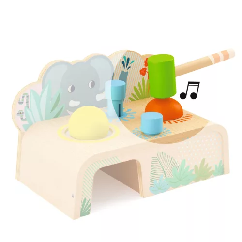 Djeco 6293 Felfedező játék - Kalapáló - Multi Tap