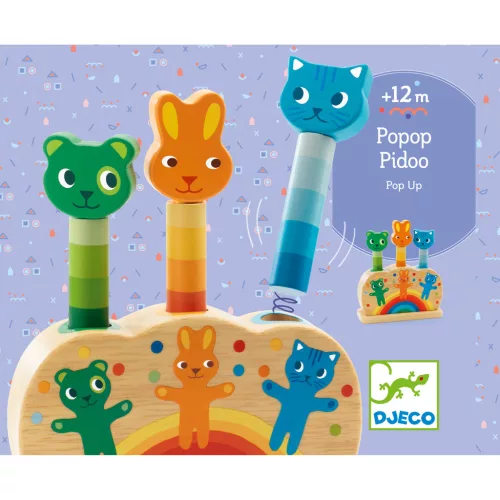 Djeco 6300 Felfedező játék - Hipp-hupp - Pipop pidoo
