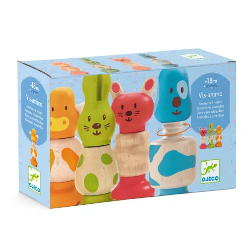 Djeco 6304 Kreatív állatfigurák - Vis-animo