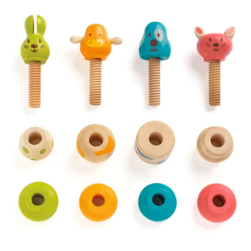 Djeco 6304 Kreatív állatfigurák - Vis-animo