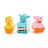 Djeco 6314 Húzható és építőjáték - Créaferme - 24 pcs