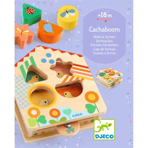 Djeco 6367 Formaillesztő - Állati bújócska - Cachaboom