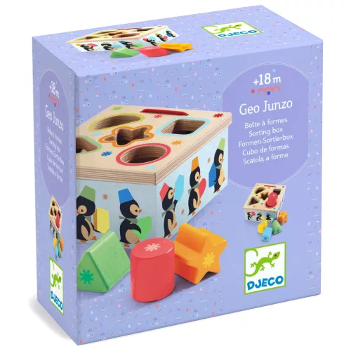 Djeco 6409 Formabedobó - Formás Pingvin - Geo Pingy