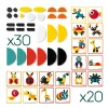 Djeco 6432 Képkirakó - Geometrikus állatképek - Ze Geoanimo