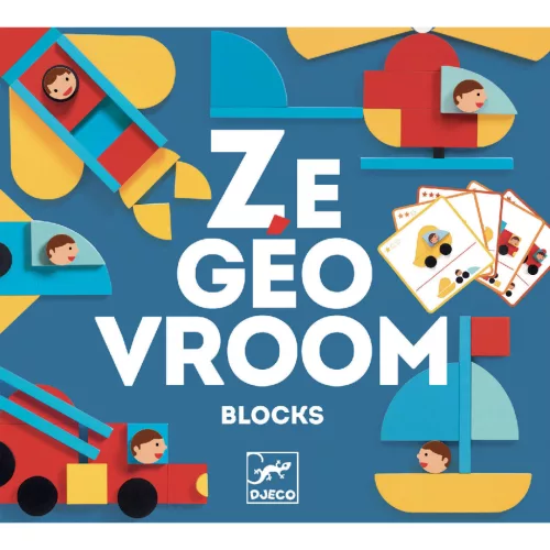 Djeco 6436 Képkirakó - Közlekedés - Ze Geo Vroum