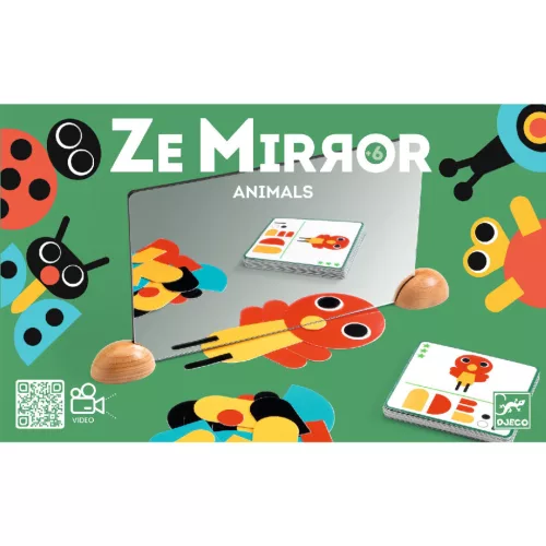 Djeco 6483 Képkirakó - Tükröző állatfigurák - Ze Mirror Animals
