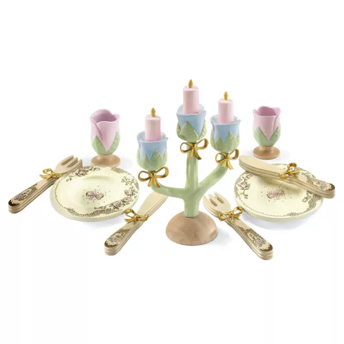 Djeco 6521 Hercegnők étkészlete - Dishes of princesses