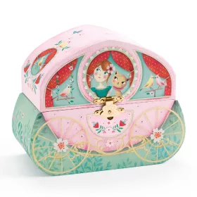   Djeco 6604 Zenélő ékszerdoboz - Hintó-tartó - Carriage ride