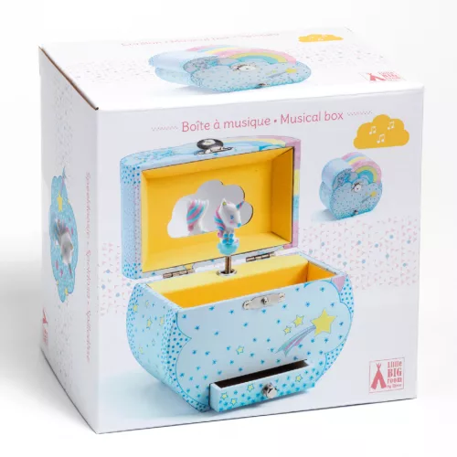 Djeco 6605 Zenélő ékszerdoboz - Unikornis álom - Unicorn's dream