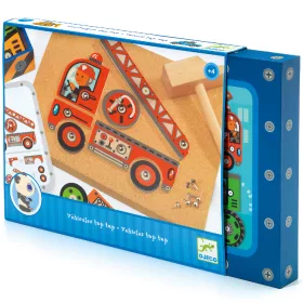 Djeco 6641 Kalapálós játék - Autós - Vehicles tap tap