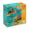 Djeco 6847 Arty Toys Óriás puzzle - Kalóz világ, 30 db-os - Giant puzzle-Battle