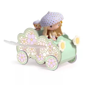   Djeco DJ06939 TINYLY álomvilág - Lizi és Cuki a Felhőjáróval - Jil Tinycar