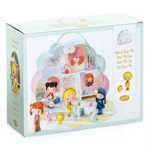 Djeco 6953 Álomvilág babaház - Napocska és Mia - Sunny & Mia house