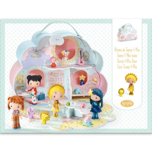 Djeco 6953 Álomvilág babaház - Napocska és Mia - Sunny & Mia house