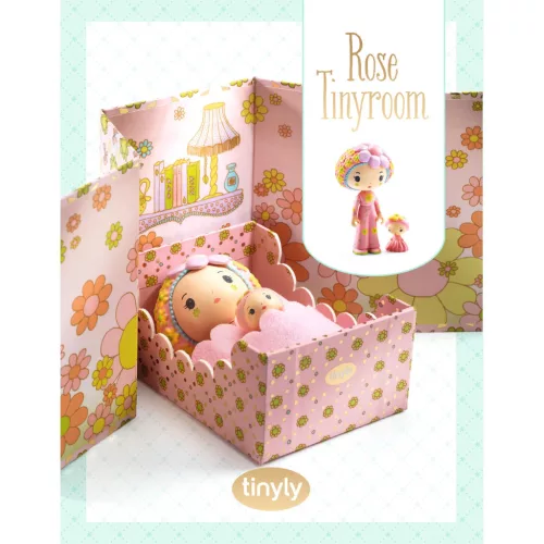 Djeco 6963 Tinyly álomvilág - Rózsaszín apró szoba - Rose Tinyroom
