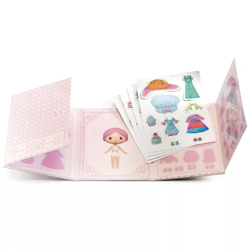 Djeco 6980 Tinyly - Miss Lilypink - Stickers removable
