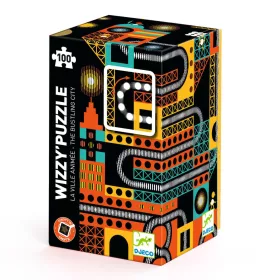   Djeco 7032 Optikai puzzle - Városi nyüzsgés, 100 db-os - The lively city
