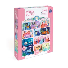 Djeco 7053 Mese puzzle - Hamupipőke, 54 db-os - Cinderella