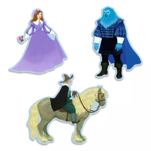 Djeco 7055 Mese puzzle - A szépség és a szörnyeteg, 100 db-os - Beauty and the Beast