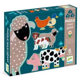   Djeco 7112 Óriás puzzle - Betyárbecsület - Honoré & friends