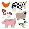 Djeco 7112 Óriás puzzle - Betyárbecsület - Honoré & friends