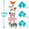 Djeco 7112 Óriás puzzle - Betyárbecsület - Honoré & friends