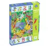 Djeco 7148 Megfigyeltető puzzle - Dzsungelben 1-10-ig, 54 db-os - 1 to 10 Jungle